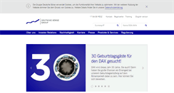 Desktop Screenshot of deutsche-boerse.com
